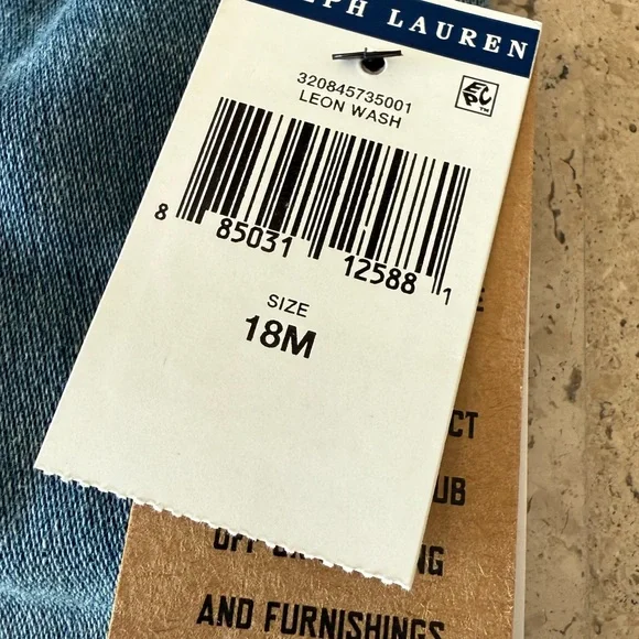 Ralph Lauren Boy Jeans (18M) - Picture 2 of 5